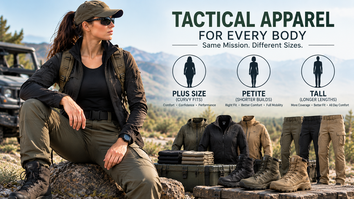 Where Can You Buy Women's Tactical Apparel in Plus, Petite and Tall Sizes?