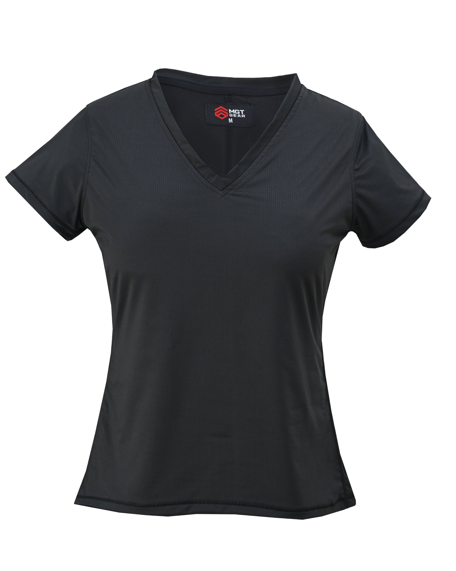 Black V-Neck front