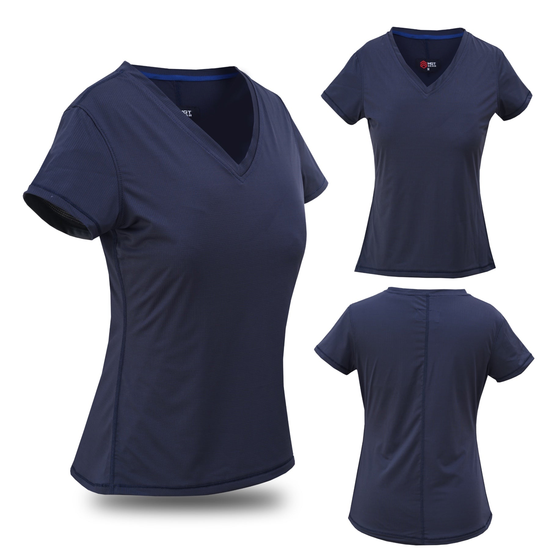 Women's Tactical V-Neck Tee in Navy