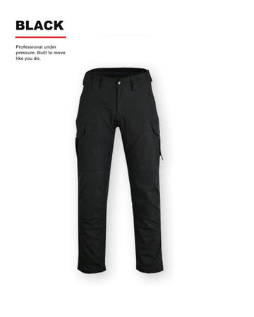Black MGT Gear women’s Tactical Pants, front view